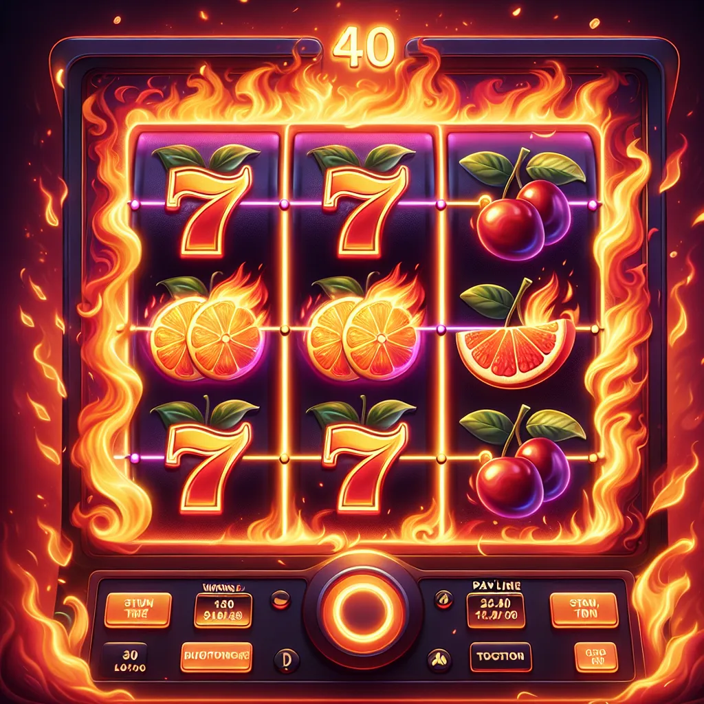 Обзор слота 40 Burning Hot